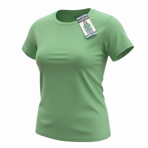 Edited by Remi Bader Green Baby Tee Women’s Size Large Stetch